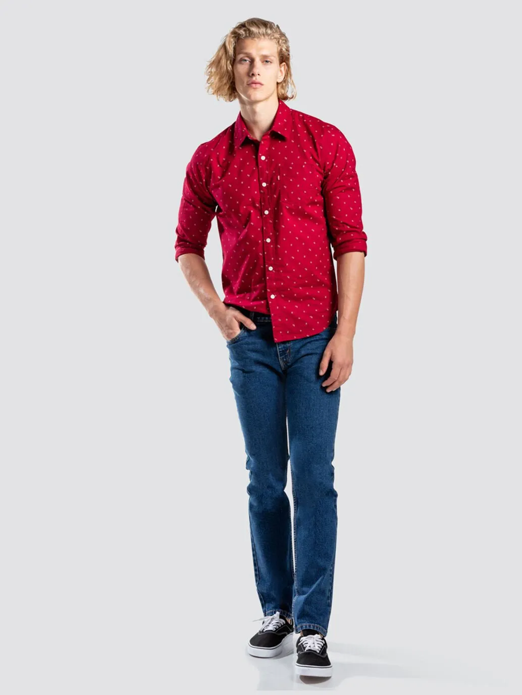LEVI'S Men's 511 Slim Jeans Dark Stonewash