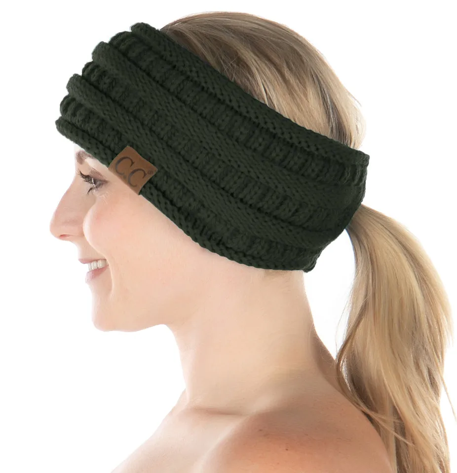 Lined Ponytail Headband