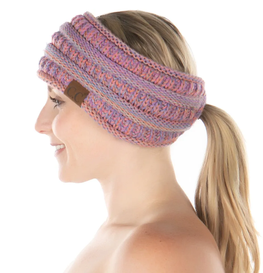 Lined Ponytail Headband