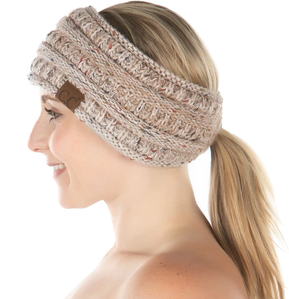 Lined Ponytail Headband