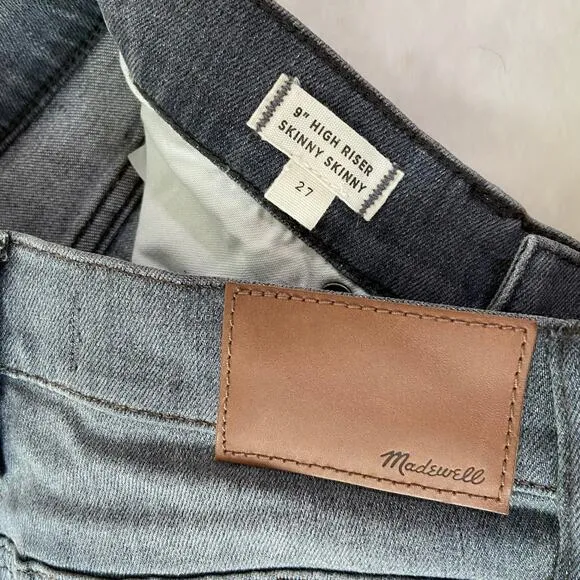 Madewell Gray Skinny Jeans